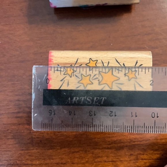 Wooden Back Rubber Stamp Set - Nature Theme - Picture 7 of 11